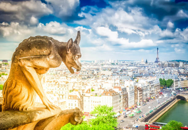 istock Gargoyle of Paris 1143056000
