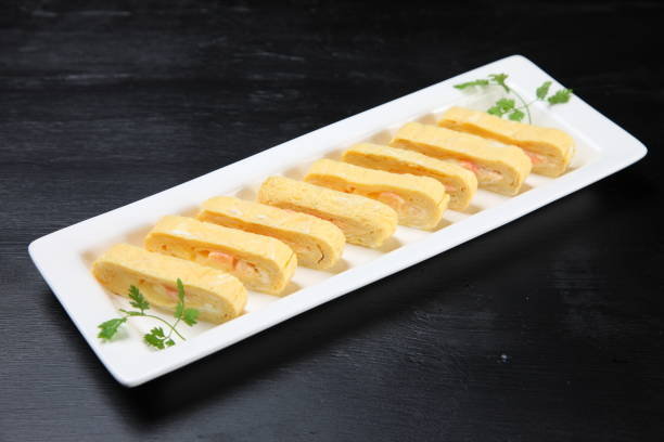 istock rolled Japanese-style omelette DASHIMAKI-TAMAGO 1143056117