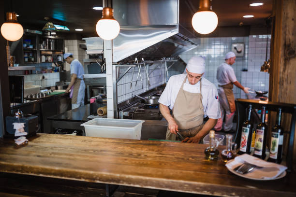 istock Teamwork in the kitchen of the high-end restaurant 1143057759
