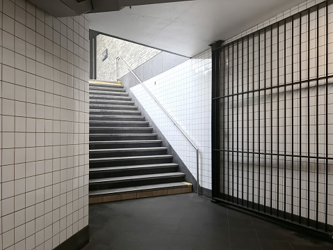 Underground Subway passage in New York