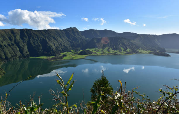 istock Blue Lake at Sete Cidades on Sao Miguel 1143060961