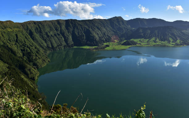 istock Blue Lake at Sete Cidades on Sao Miguel 1143061000
