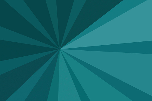 Radiating Starburst Abstract Background Aqua Teal Striped