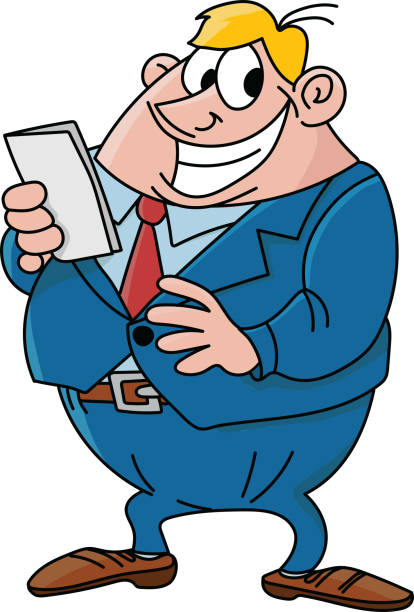Cartoon Happy And Confident Businessman With A Red Tie And A Blue Suit Vector Illustration Stock Illustration - Download Image Now - iStock Cartoon Happy And Confident Businessman With A Red Tie And A Blue Suit Vector Illustration Stock Illustration - Download Image Now - iStock