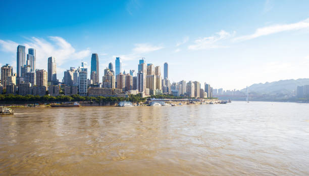istock Modern metropolis skyline, Chongqing, China, Chongqing panorama. 1143068106