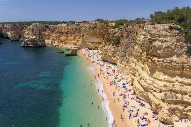 istock Marinha Beach in Algarve (Portugal) 1143069192