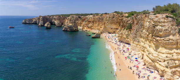istock Marinha Beach in Algarve (Portugal) 1143069271