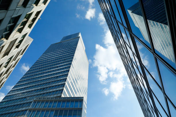 istock Mediapark Skyscraper in the Sun, Germany 1143069944