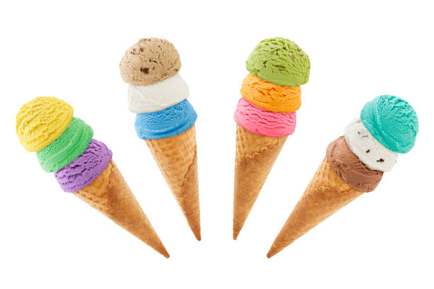 istock Colorful Ice Cream Cones 1143070914