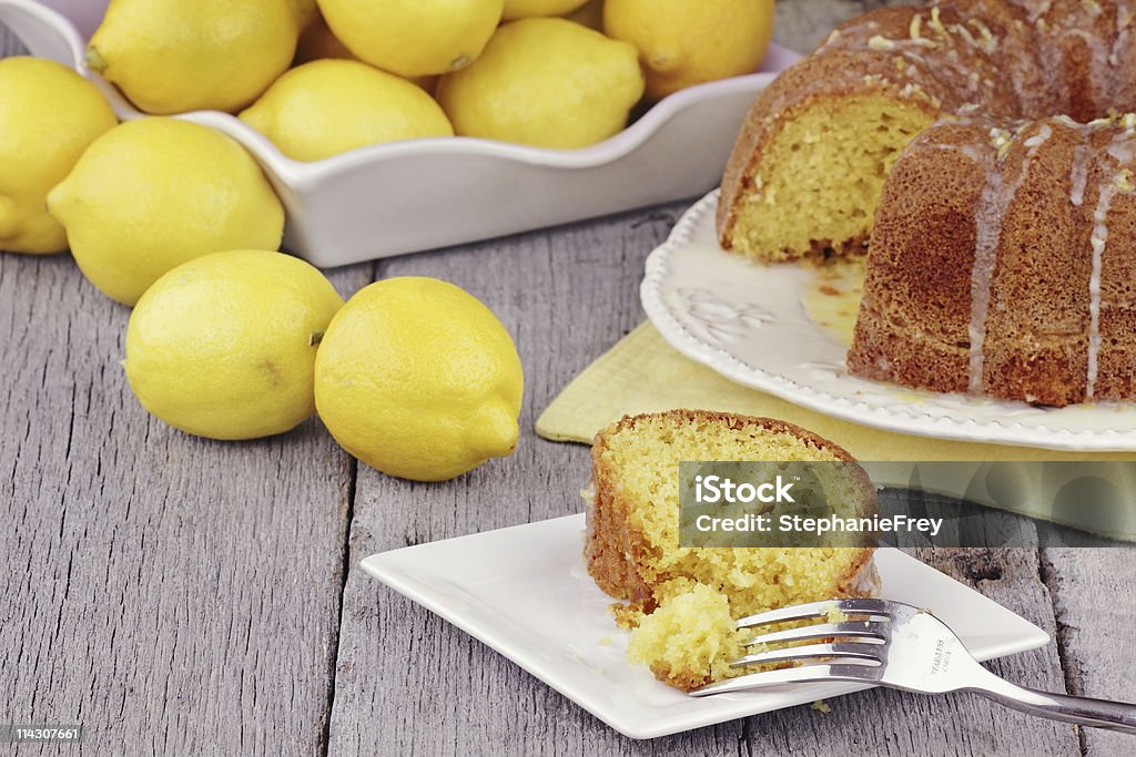 Lemon Bundt Cake  Lemon Cake Stock Photo