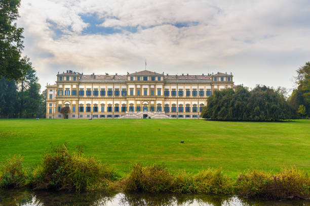 Royal Villa in Monza. Italy stock photo