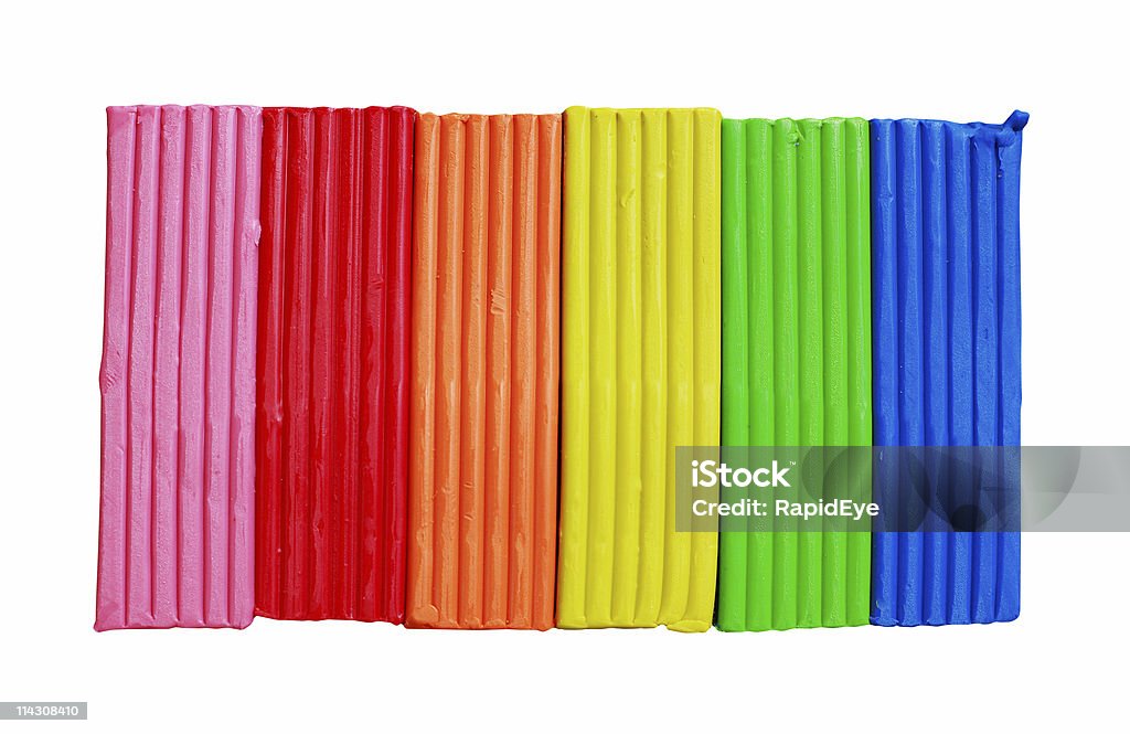 Modelado clay rainbow - Foto de stock de Arcilla para moldear libre de derechos