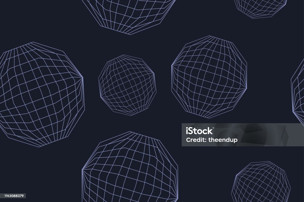 Decagonal Pattern Background Seamless Abstract Background Pattern Made With Lines Forming Decagon ...
