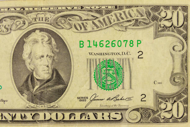 istock Macro shot of twenty dollar bill 1143090189