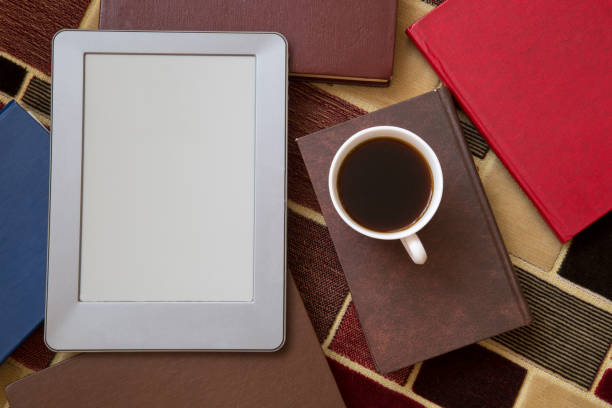 istock E-book and a Cup of coffee. 1143093601