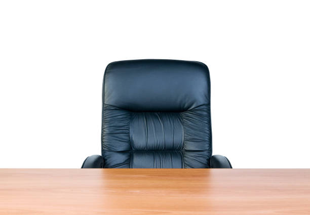 Armchair and table stock photo