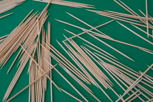 istock Toothpicks made of wood. 1143094774