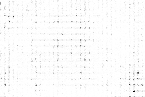Textura de líneas negras, arañazos, puntos sobre fondo blanco. photo