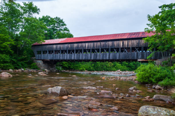 istock Covered Bridge in Conway New Hampshire 1143097982