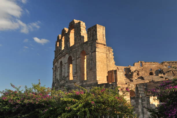 istock Colosseum lit by the rays of the setting sun. 1143104753