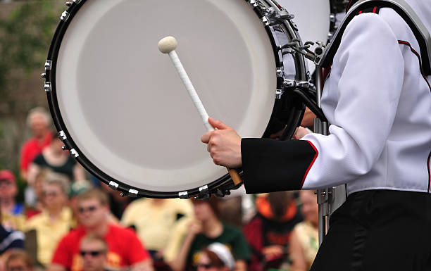 istock Drummer Playing Bass Drum in Parade 114310715