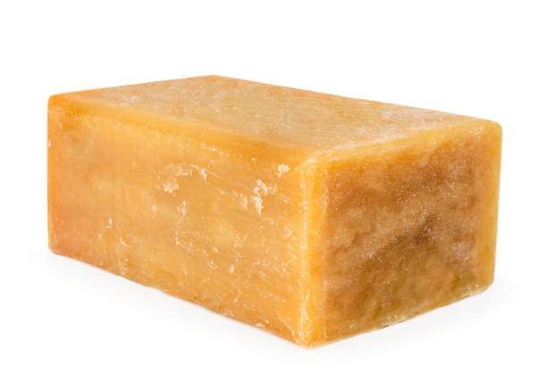istock A piece of Laundry soap closeup on a white. Isolated. 1143107450