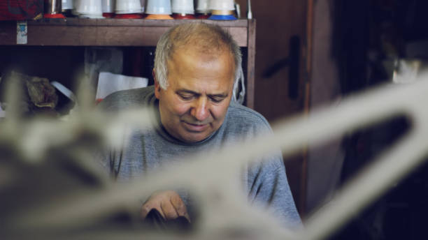 istock Portrait of craftsman 1143107571