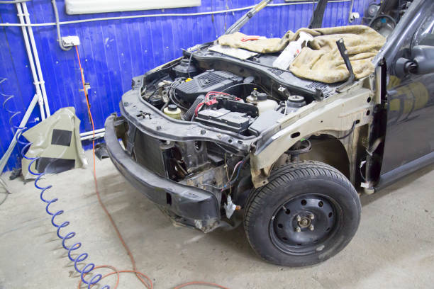 istock Body work of the car. 1143108495