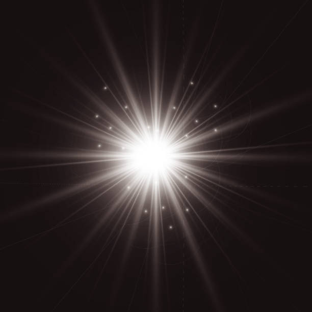 istock Glowing lights effect, flare, explosion and stars. Special effect isolated on transparent background 1143110615