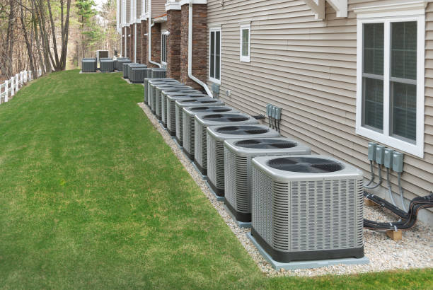 istock Outdoor air conditioning and heat pump unit 1143113319