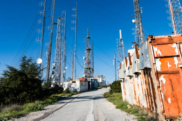 istock Communication towers, antennas and dishes 1143113341