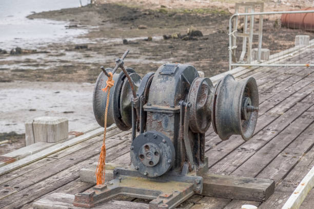 istock Old Engines & Iron works from Irvine Harbours Past in Scotland 1143115131