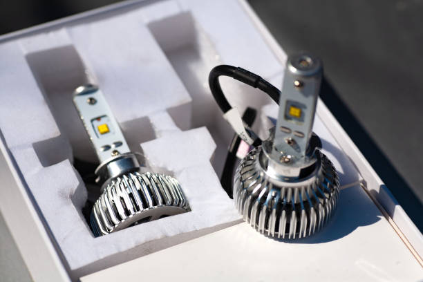 istock Light bulbs for car lamps. 1143117089