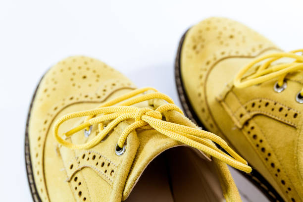 istock Yellow orange women shoes 1143117860