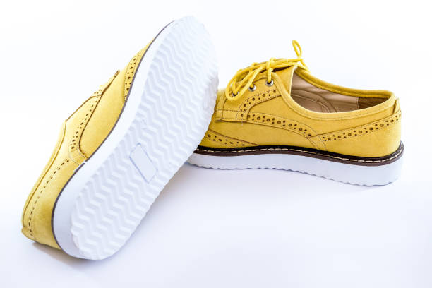 istock Yellow orange women shoes 1143118075