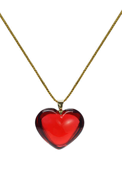 istock Love heart shape gemstone pendant 114312277
