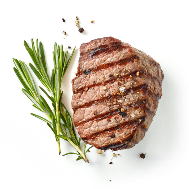 グリルビーフステーキ - grilled steak 写真 ストックフォトと画像