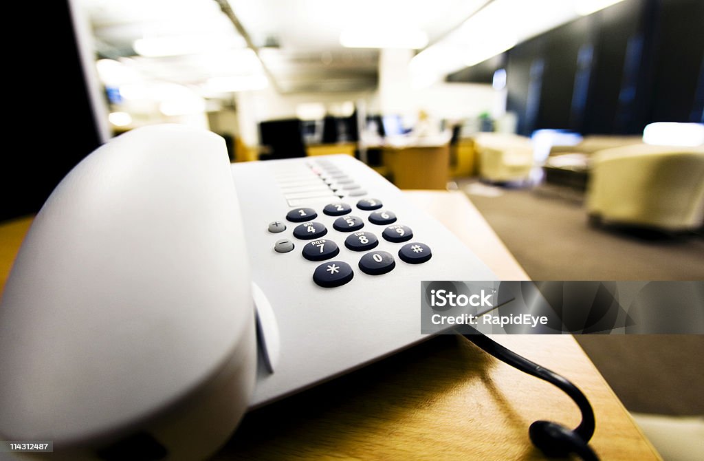 Teléfono de la oficina - Foto de stock de Aparato de información libre de derechos