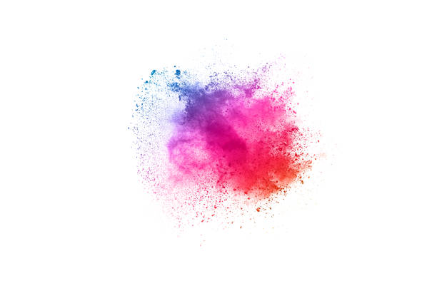 istock Colorful powder explosion on white background. 1143129671