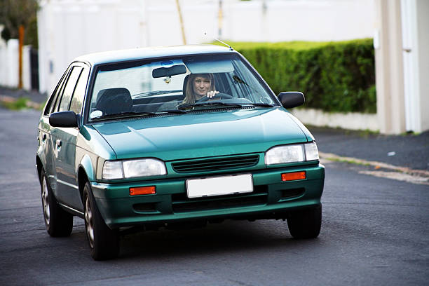 istock Young woman driving 114313797