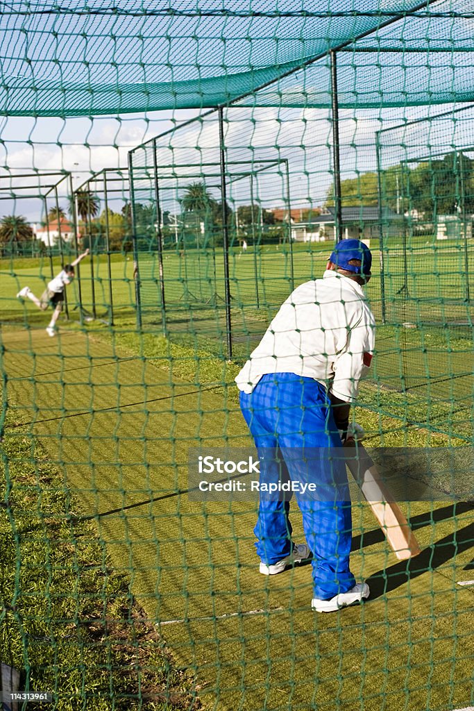 Pratica di Cricket - Foto stock royalty-free di Cricket