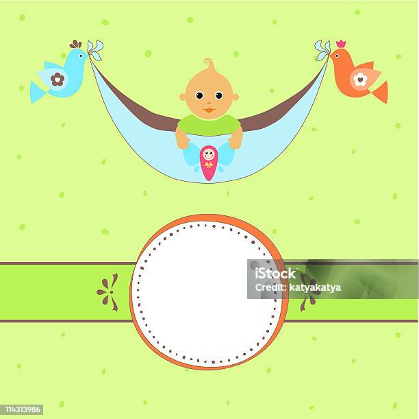 Ilustración de Bebé Bastidor Verde y más Vectores Libres de Derechos de Bebé - Bebé, Borde, Color - Tipo de imagen
