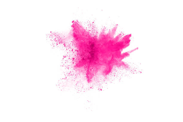 istock abstract pink powder splatted background,Freeze motion of color powder exploding/throwing color powder,color glitter texture on white background 1143139961