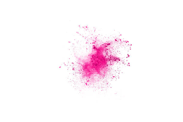 istock abstract pink powder splatted background,Freeze motion of color powder exploding/throwing color powder,color glitter texture on white background 1143139971