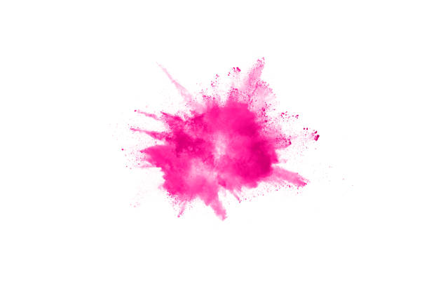 istock abstract pink powder splatted background,Freeze motion of color powder exploding/throwing color powder,color glitter texture on white background 1143139972