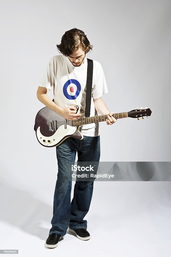 Rockerin - Lizenzfrei Elektrogitarre Stock-Foto