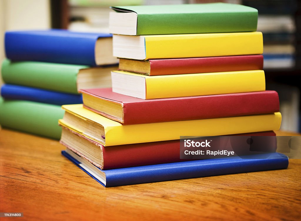 Pilhas de Livros - Royalty-free Amarelo Foto de stock