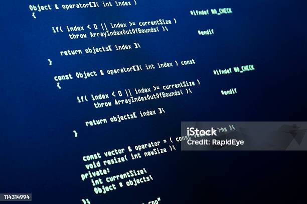 Computer Source Code Stock Photo - Download Image Now - Computer ...