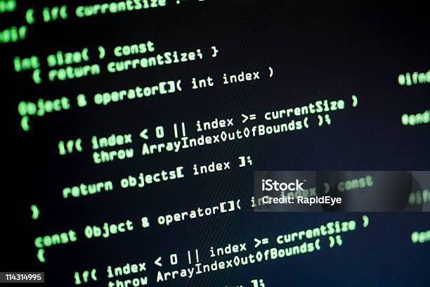 컴퓨터 소스 코드 알파벳 C에 대한 스톡 사진 및 기타 이미지 - 알파벳 C, 컴퓨터 언어, 코드