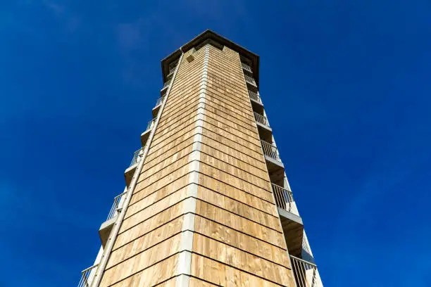 Tower in Blackforest called Buchkopfturm in Oppenau Maisach, Baden Wuerttemberg, Germany